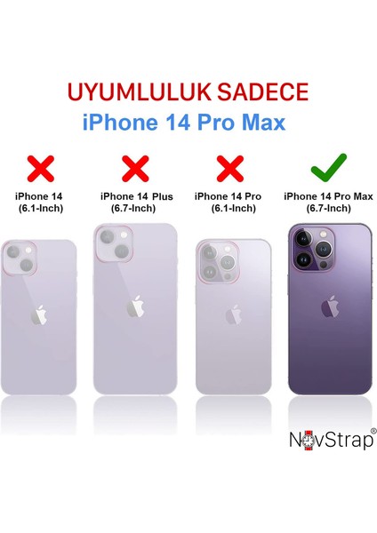 Apple iPhone 14 Pro Max Uyumlu Kılıf 6.7 Inç Magsafe ile Uyumlu Deri Kılıf Içi Kumaş Kadife