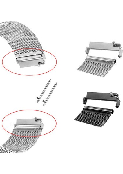 Universal Akıllı Saatler Için 20 mm To 20 mm Çevirici Metal Kordon Kayış Adaptörü Set - AL3138 fiyatları