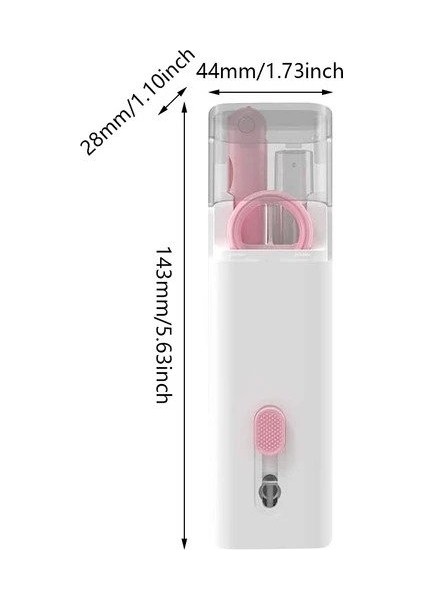 Çok Fonksiyonlu 7 In 1 Airpods Kulaklık Klavye ve Ekran Temizlik Kiti