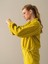 Kadın Sarı Oversize Polar Sweatshirt 5