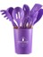 12 Adet Kit Silikon Ahşap Saplı Turner Çorba Kaşığı Spatula Fırça Kazıyıcı Makarna Yumurta Çırpıcı Yapışmaz Tava Mutfak Pişirme Araçları (Yurt Dışından) 1