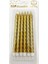 10 cm Gold / Altın Pasta Mumu (6 Adet) 1