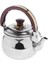 Paslanmaz Çelik Islık Çaydanlık Su Potu Kettle Metal Gümüş 2.7 L (Yurt Dışından) 2