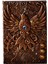 Retro Kabartmalı Phoenix Desen Yazma Not Defteri A5 Lined Journal Red Bronz 1