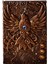 Retro Kabartmalı Phoenix Desen Yazma Not Defteri A5 Lined Journal Red Bronz 2