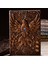 Retro Kabartmalı Phoenix Desen Yazma Not Defteri A5 Lined Journal Red Bronz 3