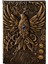 Retro Kabartmalı Phoenix Desen Yazma Not Defteri A5 Lined Journal Bronz 1