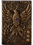 Retro Kabartmalı Phoenix Desen Yazma Not Defteri A5 Lined Journal Bronz 2