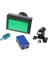 Arcade Oyunları LED Işıklı ve Microswitch ile Push Düğmesi -Rectangle Green 5