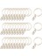 30X Keying Anahtar Zincirler Bulguları Bölünmüş Aksesuarlar 25MM_ White K 2