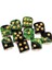 10 Adet 6 Taraflı Set, 10 Renk Yarı Saydam Kare 4