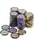 Poker Cips Set Tahta Kartları Oyun Token 100 500 1000 5000 10000 3