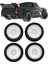 4 Adet Rc Araba Lastikleri 1/16 Yedek Parça SG1603 Araç Model Aşağı Için Dıy 3