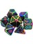 Ejderha Ölçekleri Için 7x Polyhedral Metal Rpg Masa Oyunları 18 1