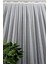 Taç Puantiyeli Kullanıma Hazır 1/2 Seyrek Pile Tül Perde Tek Kanat - Ekru 100 x 260 cm 2