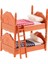 1:12 Ölçekli Dollhouse Minyatür Ekose Ranza Mobilyaları Yatak Odası Için (Yurt Dışından) 1