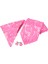 Resmi Beyler Erkek Jakard Dokuma Polyester Kravat Kravat+Hanky+Cufflink Seti Pembe 2