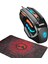 SGM-X7 Usb Siyah Makrolu 7200dpi Oyuncu Mouse +Gaming Mouse Pad 1