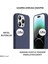 Apple iPhone 13 Pro Max Uyumlu Kılıf 6.7 Inç Magsafe ile Uyumlu Deri Kılıf Içi Kumaş Kadife 3