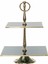 Line Dekoratif 2 Katlı Gold Kek Standı 25 cm 1