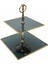 Line Dekoratif 2 Katlı Gold Kek Standı 25 cm 2