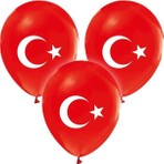 Kidspartim Ay Yildiz Baskili Balon