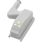 Marelli LED Dolap Içi Aydınlatma Menteşe Üzerine Montaj Otomatik Çekmece Lambası Beyaz Renk 3 LED
