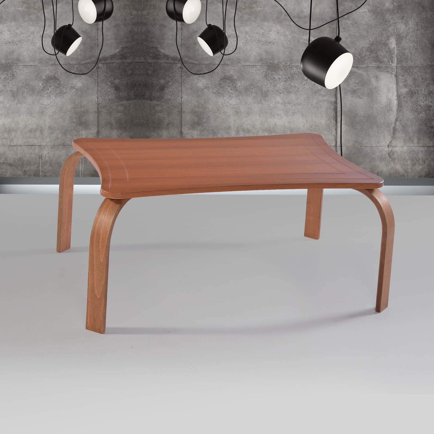 Falez Mobilya Aksesuar Orta Sehpa KR Ahşap Ayak Ceviz MEB