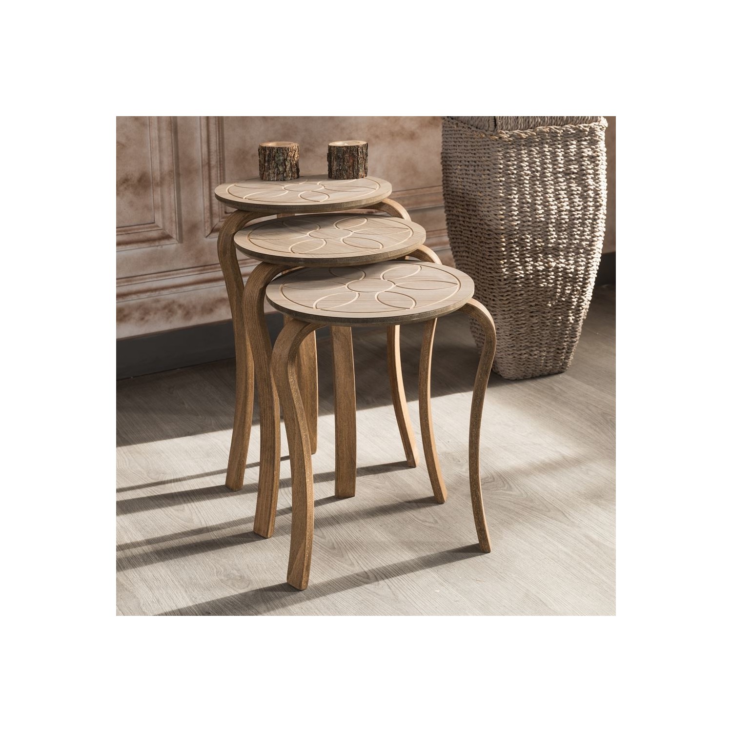 Falez Mobilya Aksesuar Zigon Sehpa Ahşap Ayak Cordoba