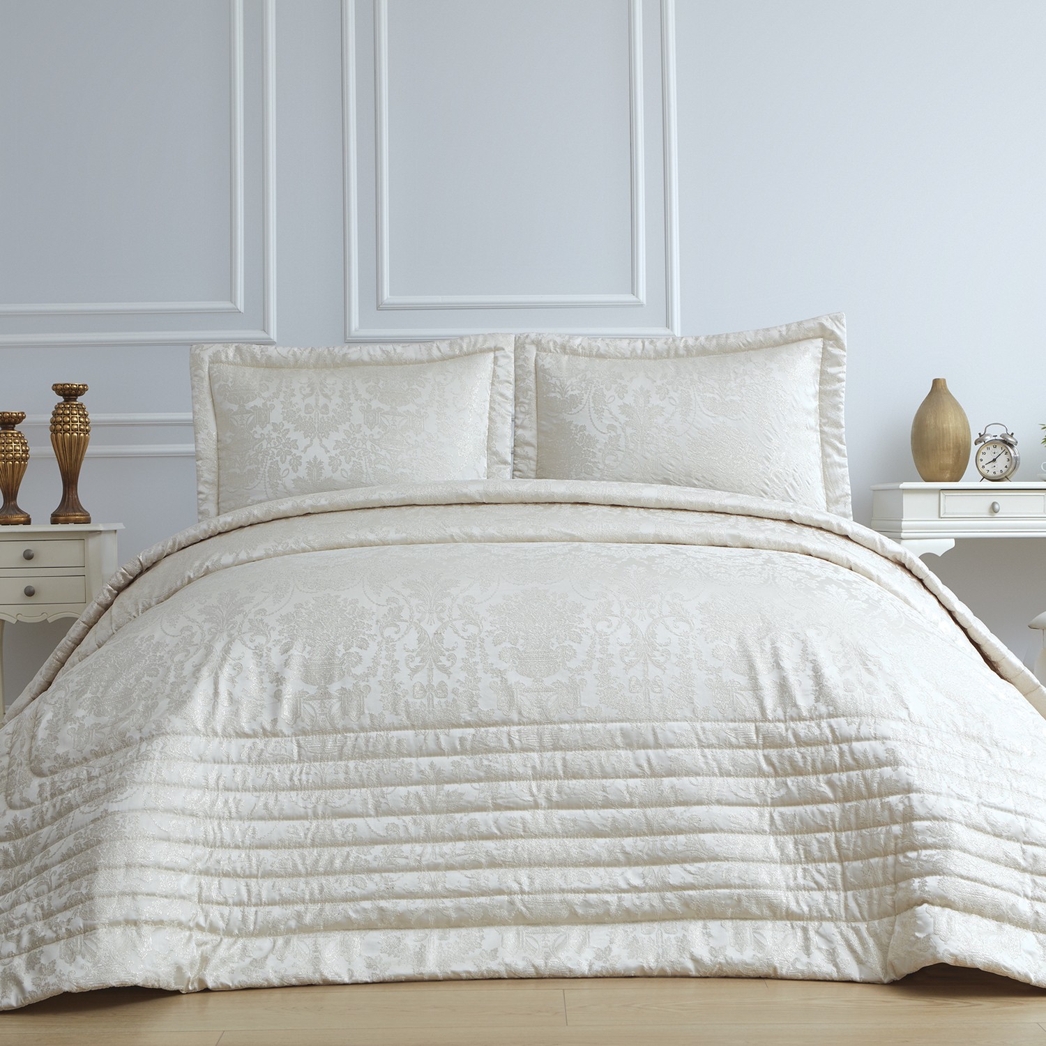 Sarah Anderson Artsy Çift Kişilik Yatak Örtüsü Takımı Krem Sarah Anderson Artsy Çift Kişilik Yatak Örtüsü Takımı Krem