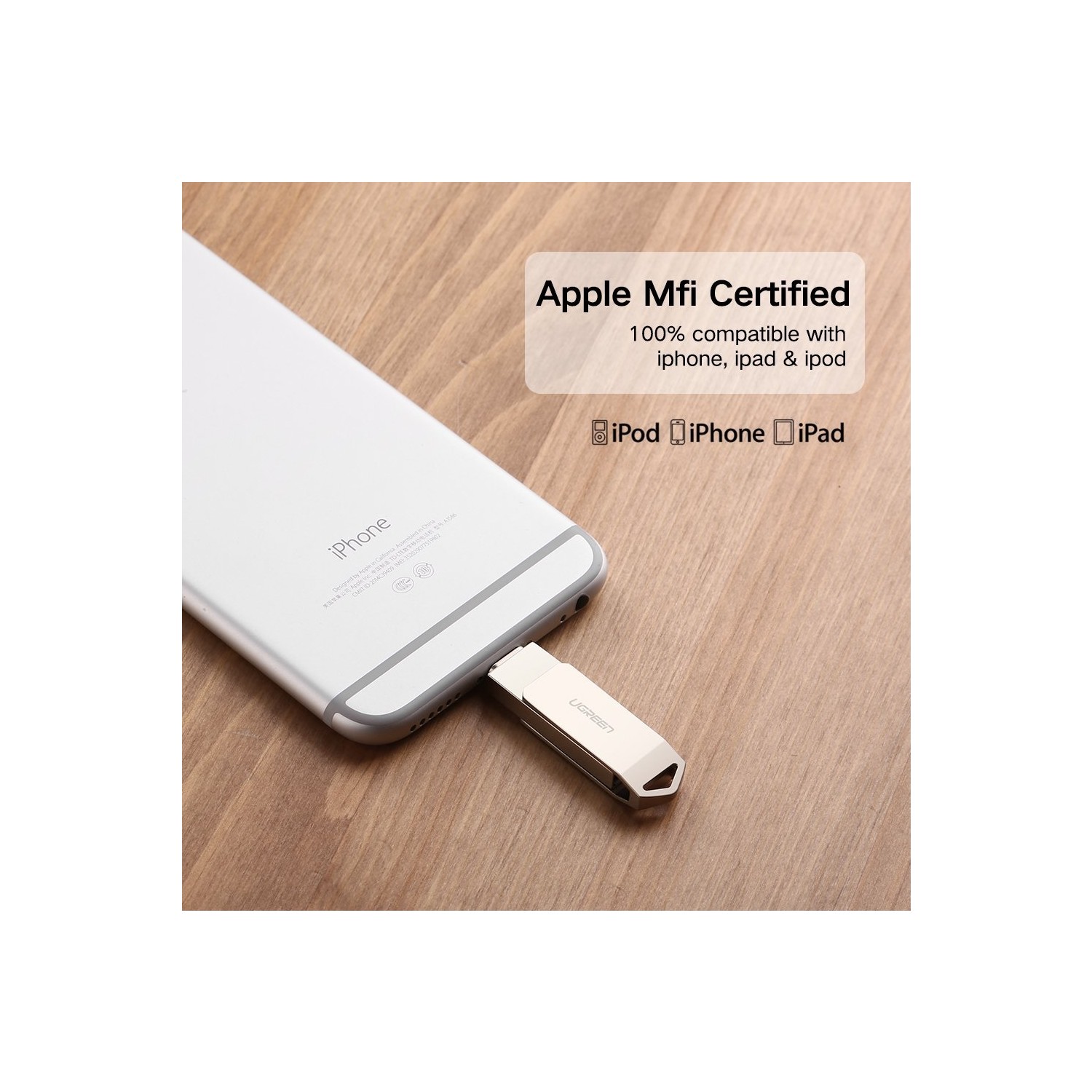 Ugreen Lightning/USB 32 GB Flash Bellek Fiyatı Taksit Seçenekleri