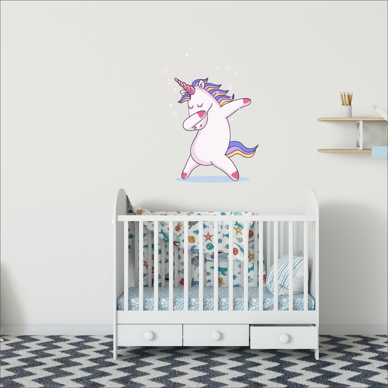 Bebek Çocuk Odası Duvar Süsleri Sticker Yapıştırma Fiyatı