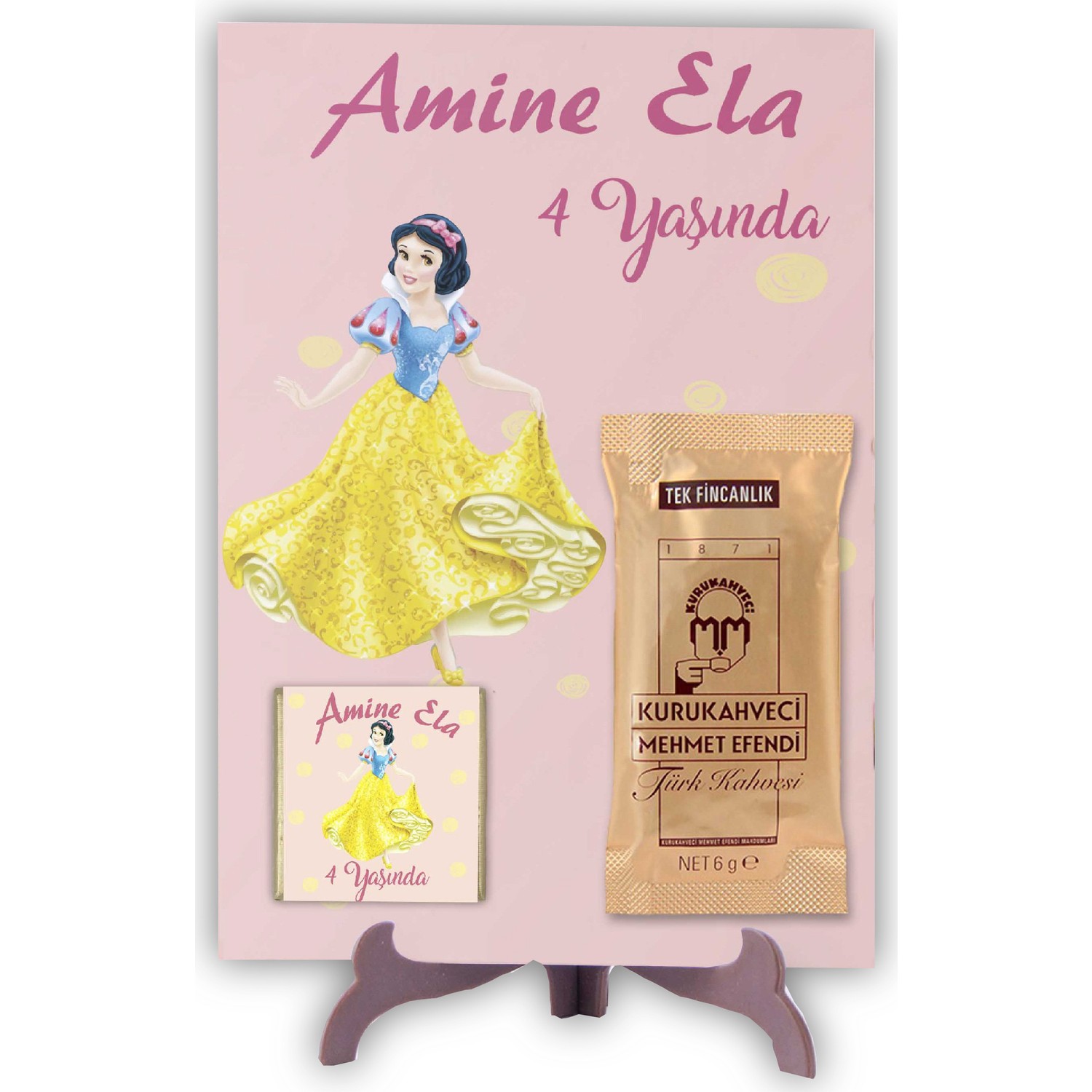 Hayal Sepetim Bebek Doğum Günü Hediyesi Kahve ve Çikolata