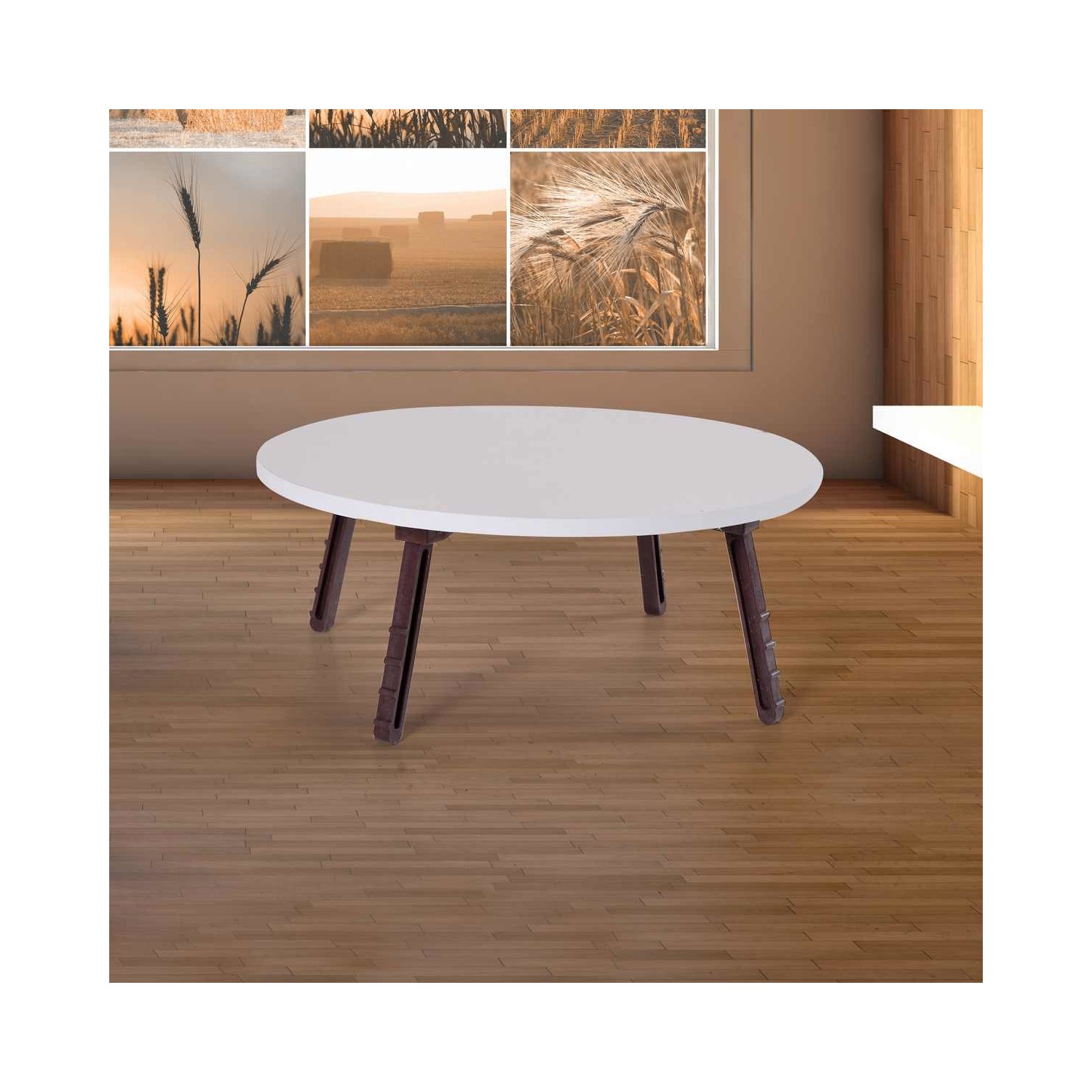 Falez Mobilya Aksesuar 60 cm Yer Sofrası Beyaz Fiyatı