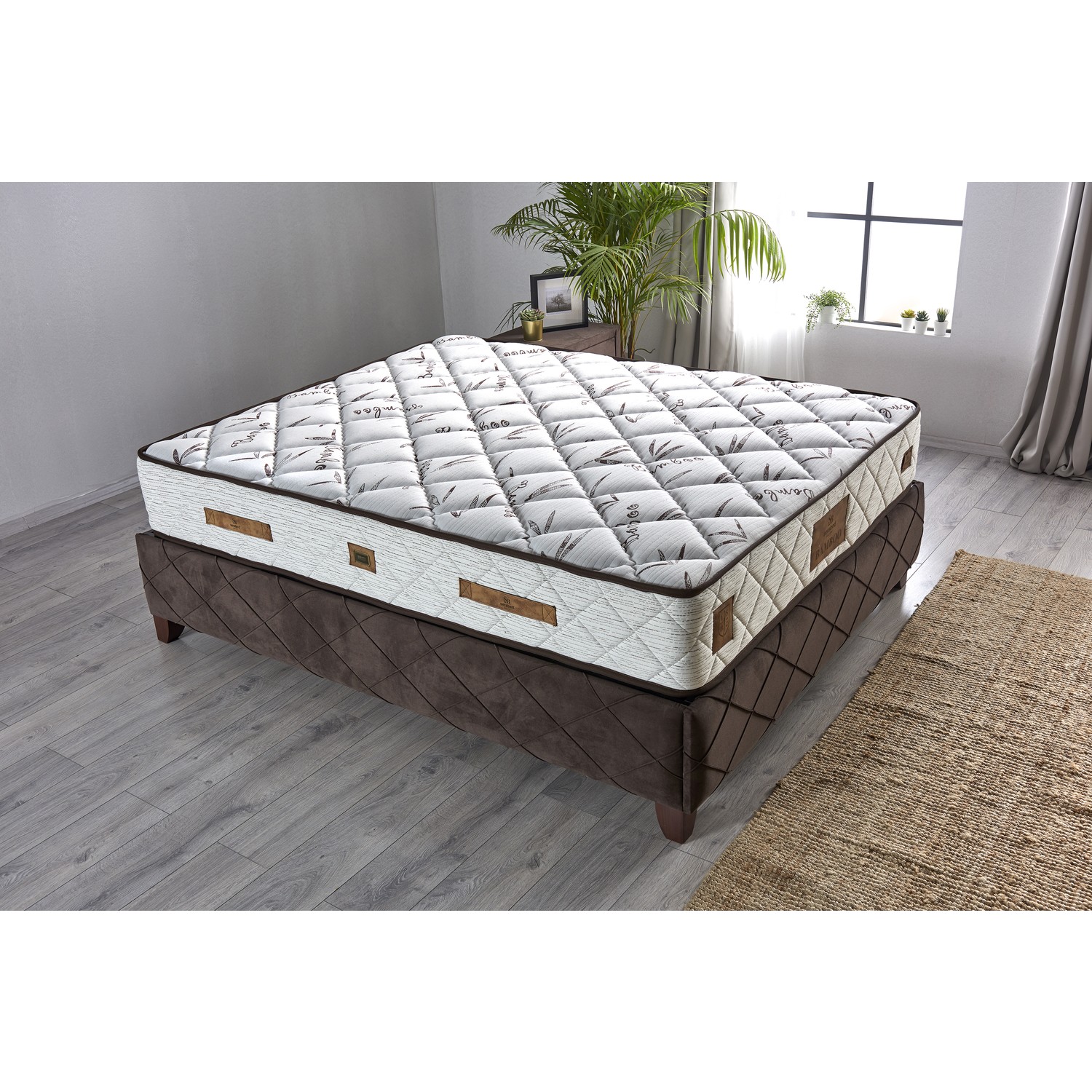 Serabed Bamboo Full Yaylı Yatak Orta Sert 140 x 190 Fiyatı