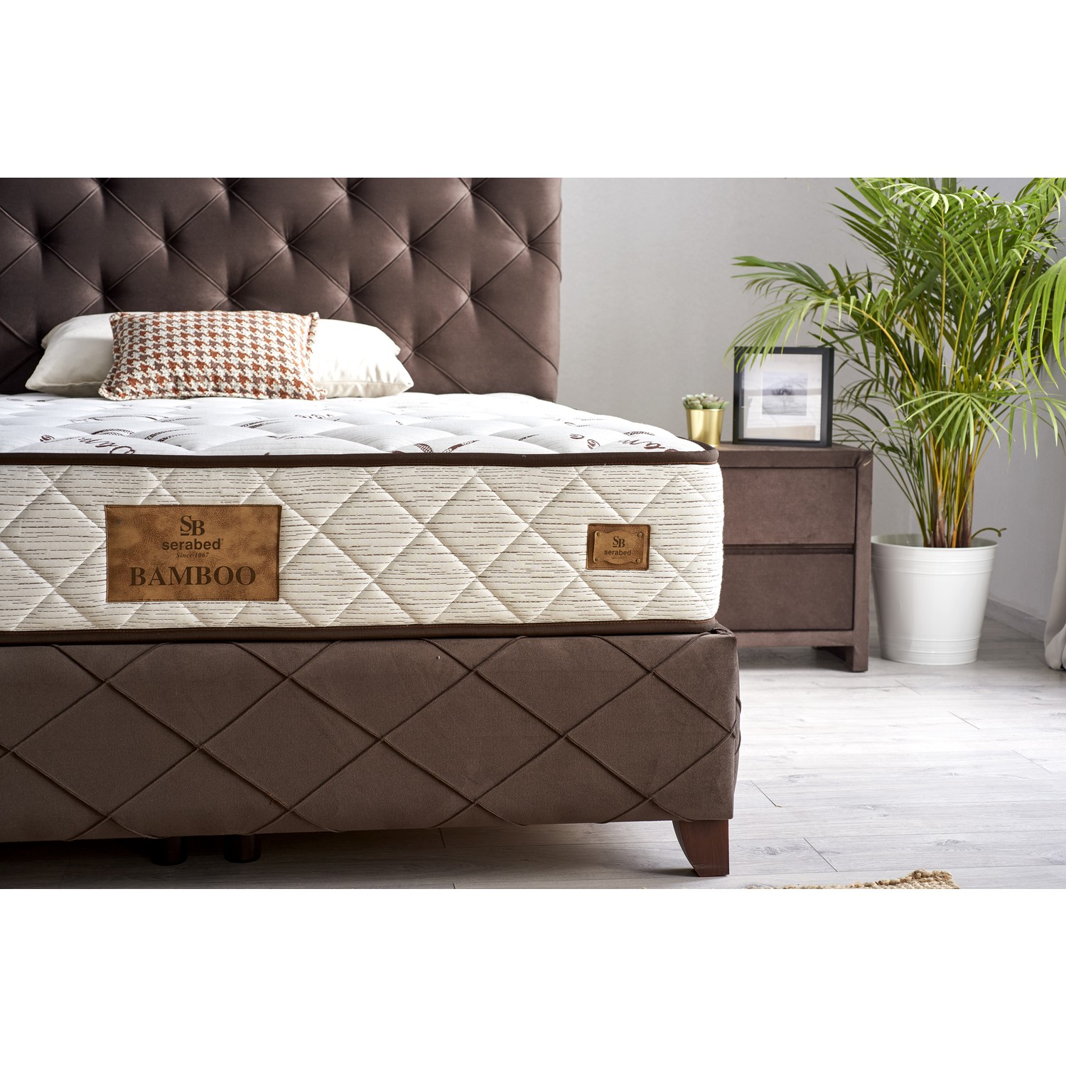 Serabed Bamboo Full Yaylı Yatak Orta Sert 140 x 190 Fiyatı Serabed Bamboo Full Yaylı Yatak Orta Sert 140 x 190 Fiyatı