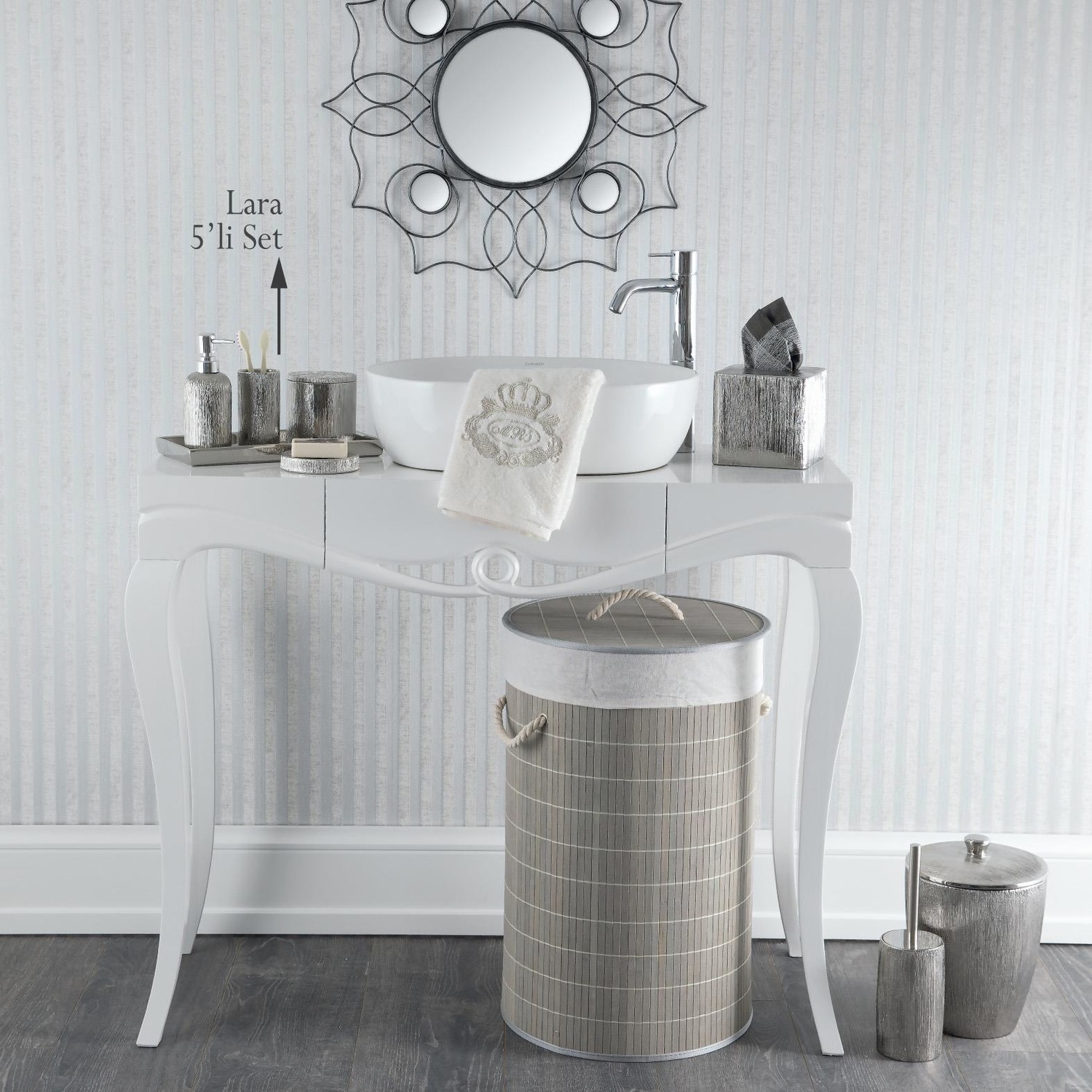 Doreline Lara 5 Parça Seramik Banyo Seti Fiyatı