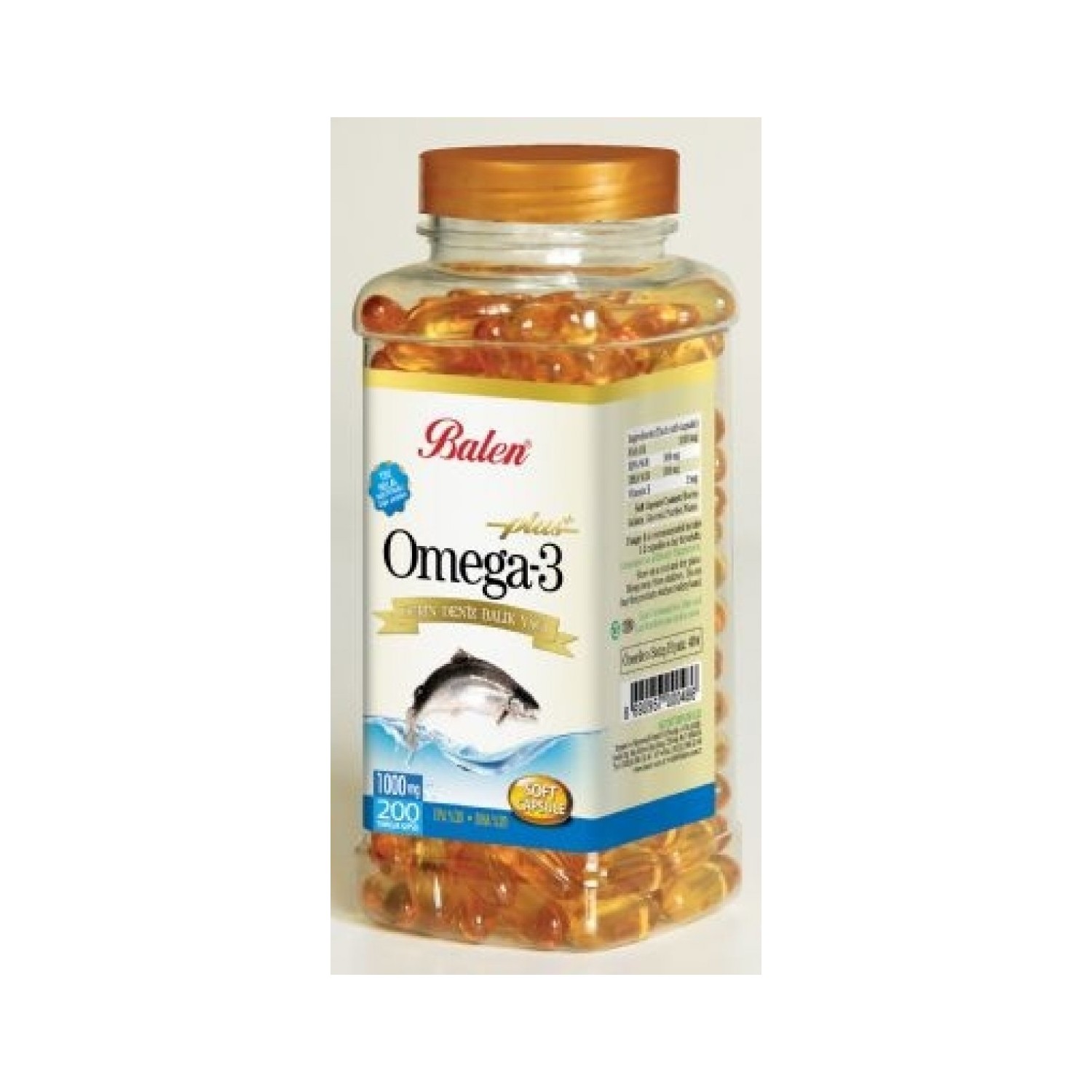 Balen Omega3 (Balık Yağı) Içeren 200 Yumuşak Kapsül Fiyatı