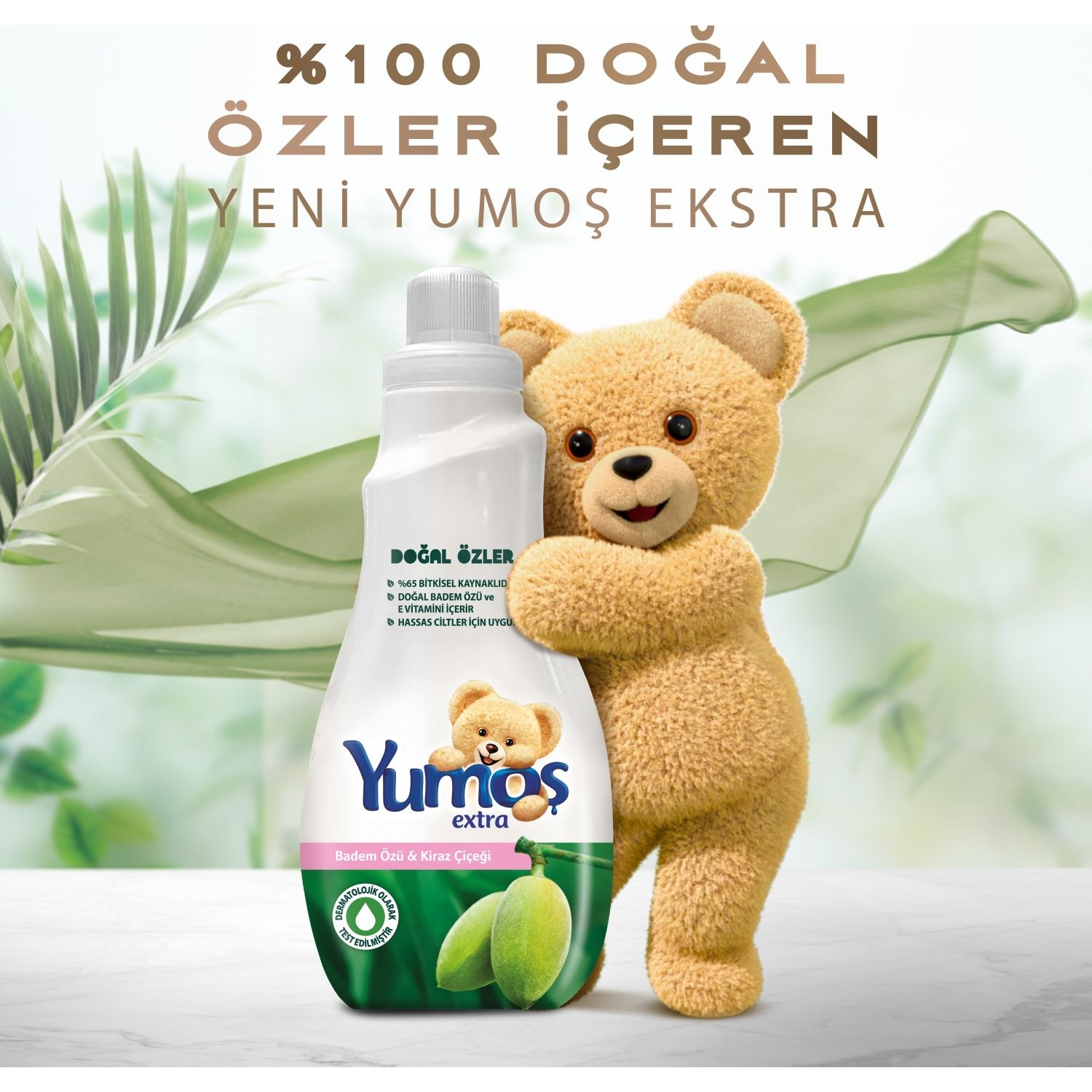 Yumoş Extra Doğal Özler Badem Özü & Kiraz Çiçeği 1200 ml Yumoş Extra Doğal Özler Badem Özü & Kiraz Çiçeği 1200 ml