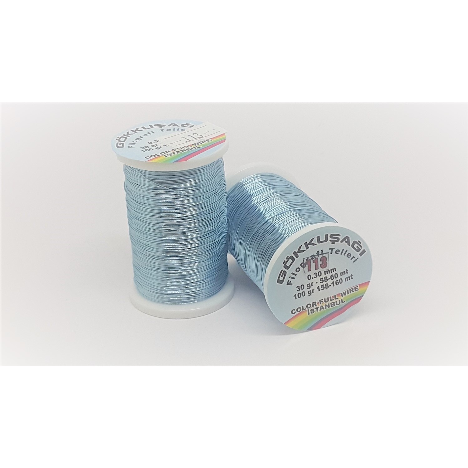 Gökkuşağı Bebek Mavi Filografi Teli Fiyatı Taksit