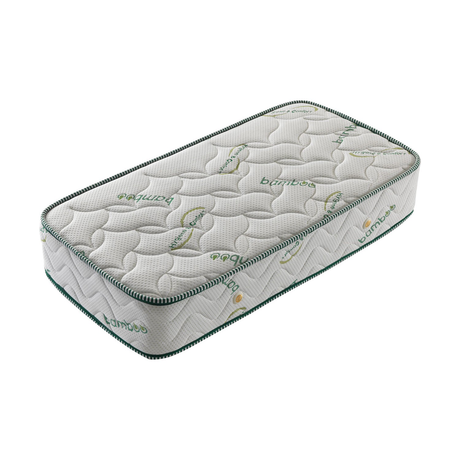 Heyner Green Sleep Bamboo Kumaş Orta Sert Yaylı Yatak 120