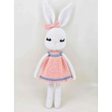 Aysun Yıldız Konbul Amigurumi Organik Örgü Oyuncak Elbiseli Tavşan