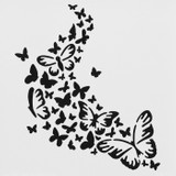 Artikel Kelebekler Göçü Stencil Ve Boyama Şablonu 30 x 30 cm