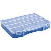 Hipaş Plastik - 10 Bölmeli Kapaklı Organizer Kutu - 609