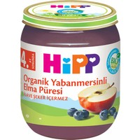 Hipp Organik Yaban Mersinli Elma Püresi 125 g