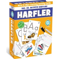 Sevfe Circle Toys Harfler Yaz-Sil Aktivite Kartları Çift Taraflı 32 Kart