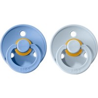 Bibs Colour Ikili Emzik - Sky Blue / Baby Blue