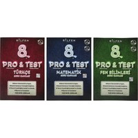 Bilfen Yayınları 8. Sınıf LGS Pro & Test Soru Bankası Seti 3 Kitap