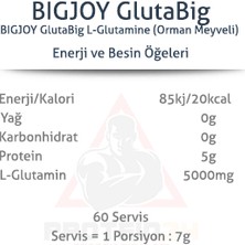 Bigjoy Sports Glutabig L- Glutamine Powder 420 gr 60 Servis Aromalı