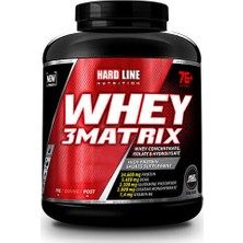 Hardline Whey 3 Matrix Protein Tozu 2300 gr 76 Servis 4 Aromalı